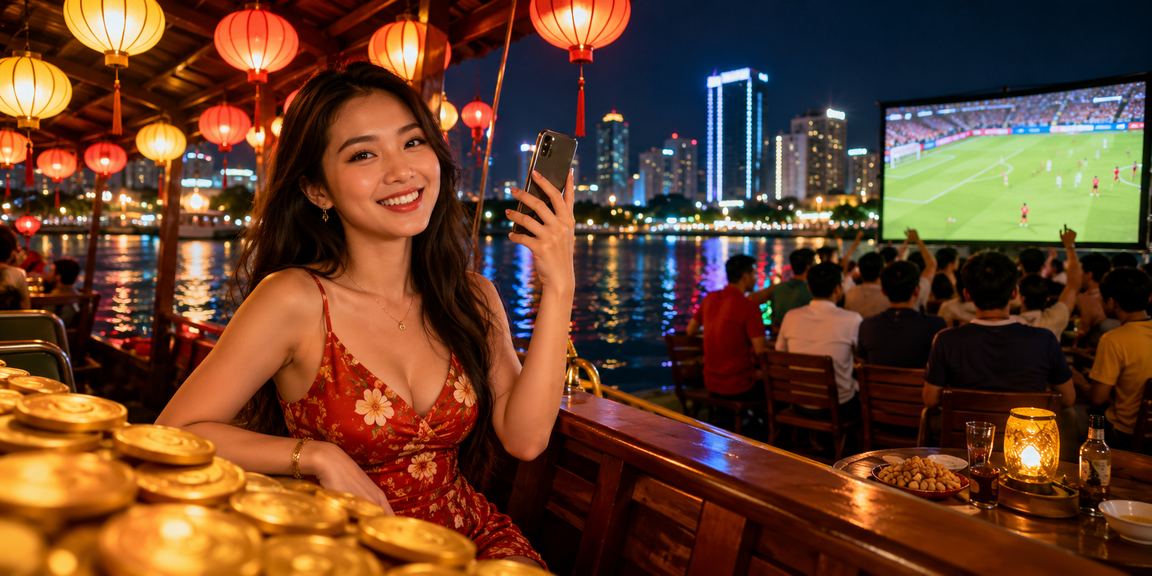Người dùng Hà Nội xem cá cược bóng đá tại chợ đêm